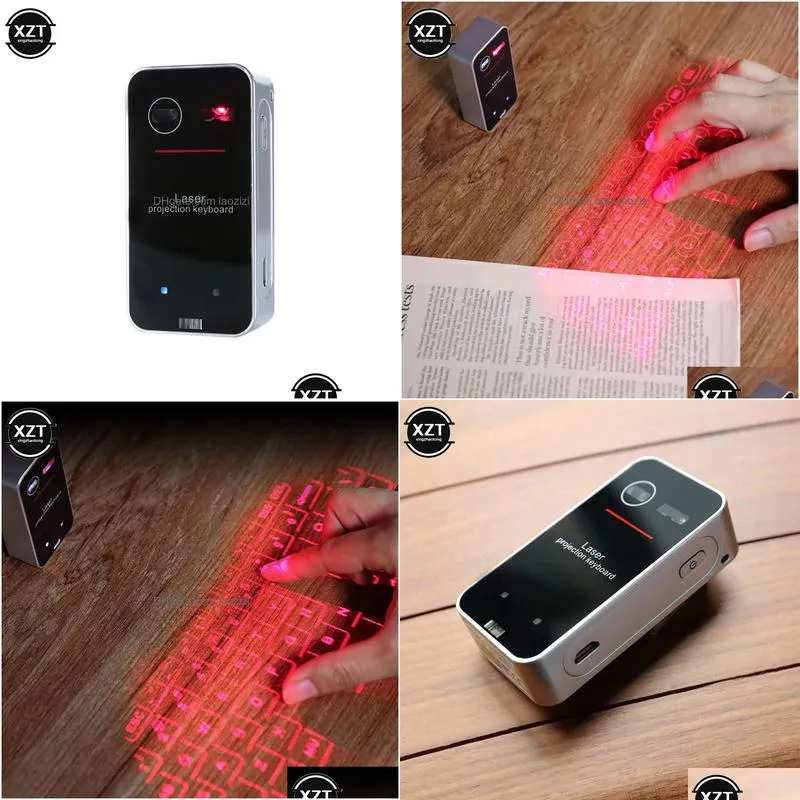 keyboards kb560s usb portable laser projection wireless bluetooth virtual keyboard with the function of mouse and gesture for various use