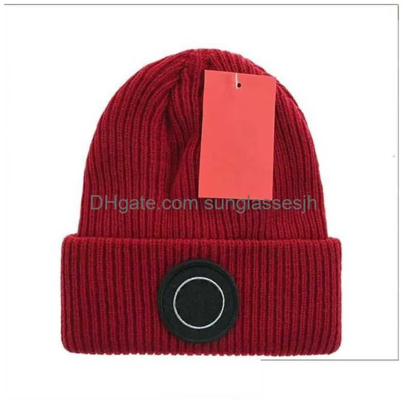 beanie/skull caps designer autumn canada knitted hat luxury beanie cap winter mens and womens unisex embroidered goose wool blended hats