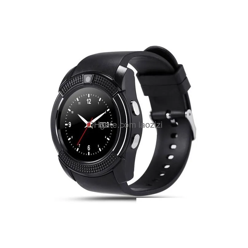 gps smart watch bluetooth touch screen smart wristwatch with camera sim card slot waterproof smart bracelet for ios android iphone