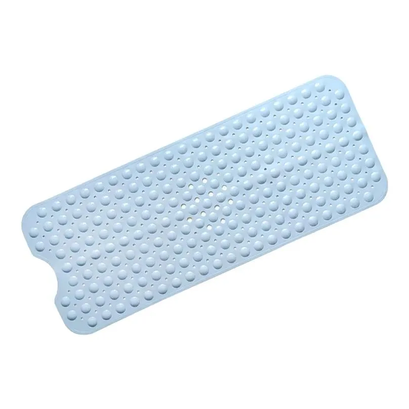 Bath Mats Machine Washable Extra Long Non Slip Safety Soft Floor Mat Quick Dry For Shower Home PVC With Suction Cups Bathtub