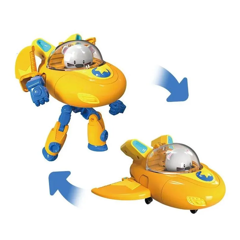 Transformation toys Robots Super Boomi Deformation Aircraft Robot Toys Action Figures Boomi Transformation Airship Animation Kids Toys
