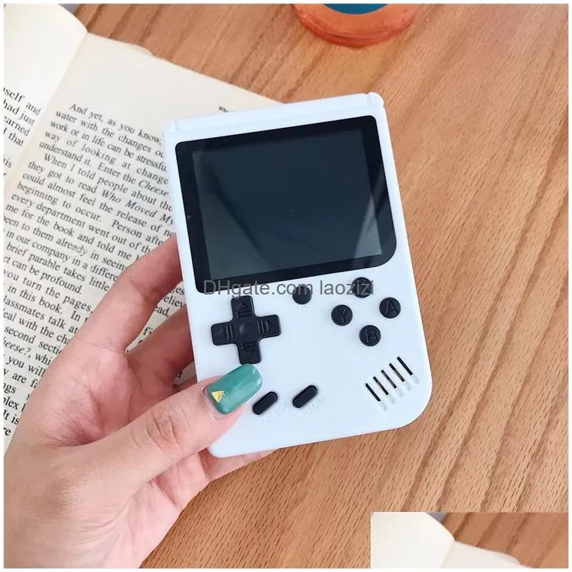 mini handheld game console player retro portable video store 400 in 1 8 bit 3.0 inch colorful lcd cradle design