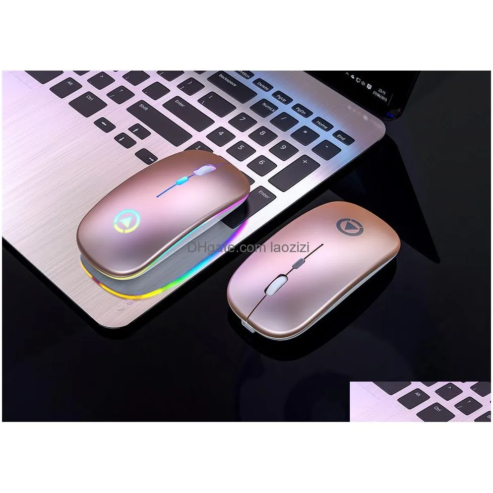 rechargeable mouse wireless silent led backlit mice usb optical ergonomic gaming mouse pc computer mouse for laptop computer pc