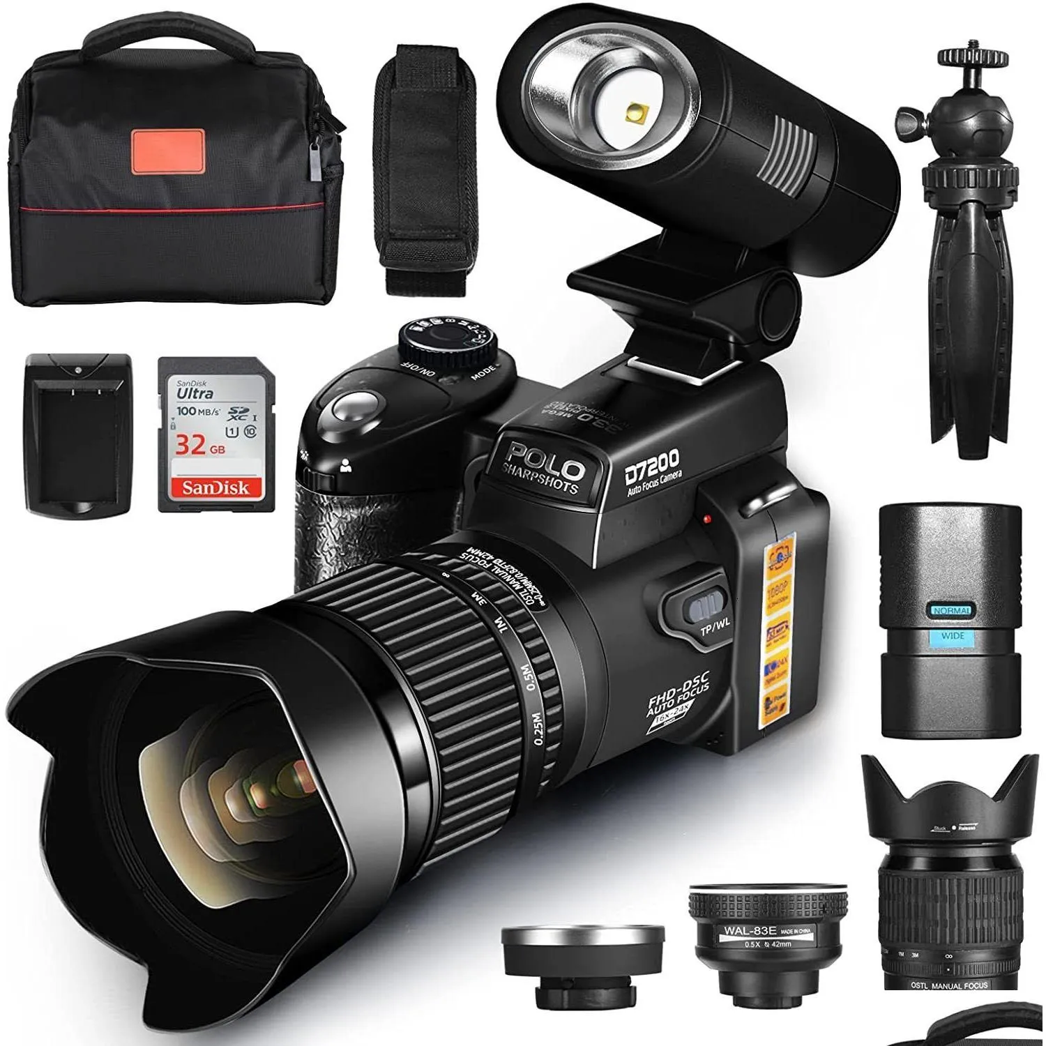 digital cameras g-anica digital camera 33mp dslr camera with 24x telepo lens professional digital camera 1080p video camera 230509