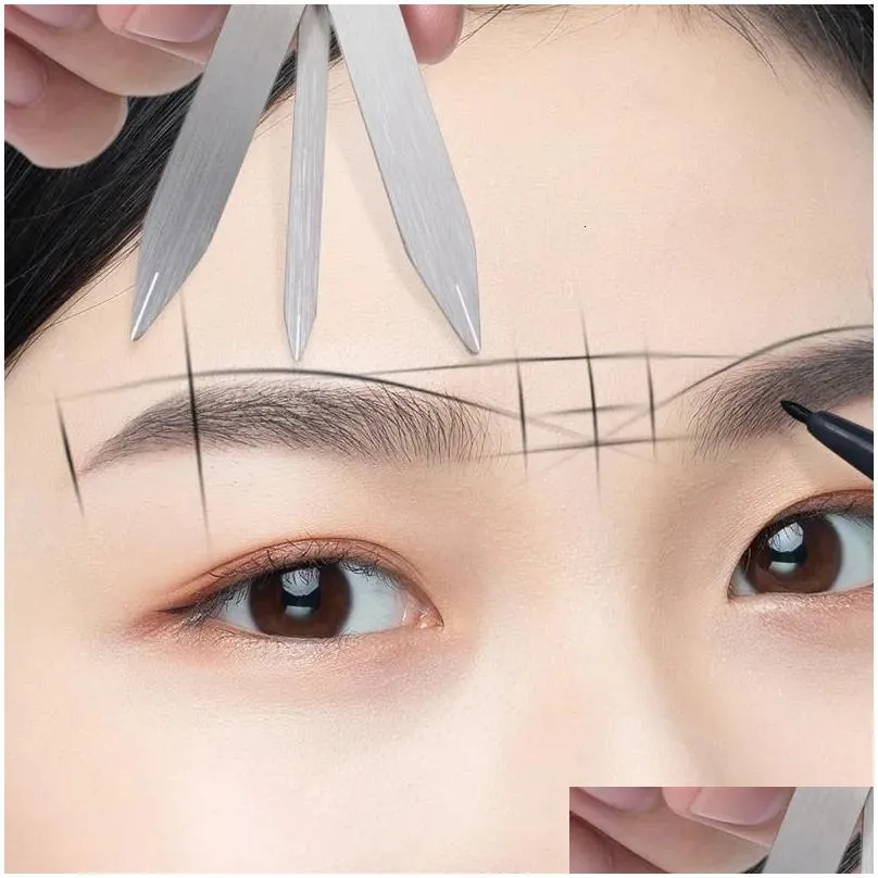 Makeup Tools Microblading Compass Eyebrow Positioning Measurement Ruler Permanent Makeup Accessory Eyebrow Design Golden Ratio Tool Supplies
