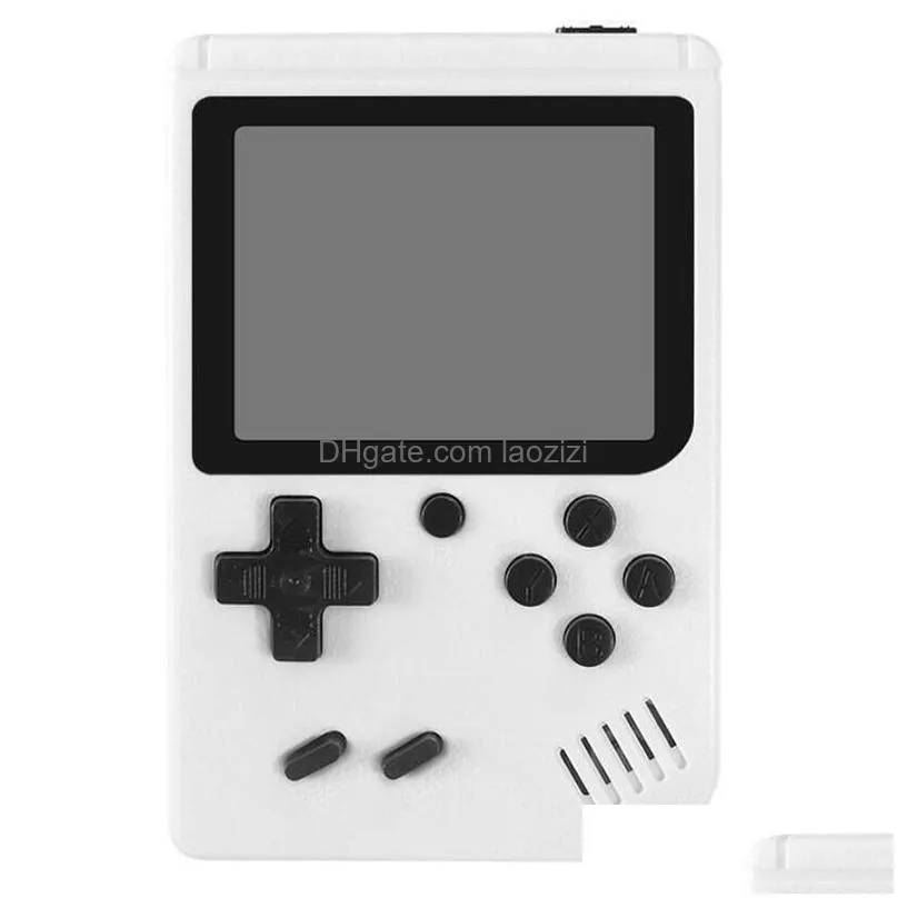 handheld game players 400-in-1 games mini portable retro video game console support tv-out avcable 8 bit fc games