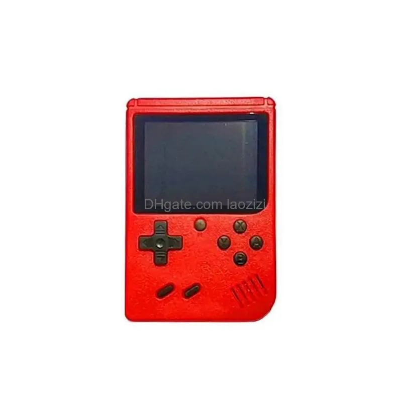 portable handheld video game console retro 8 bit mini players 400 games 3 in 1 av pocket  color lcd