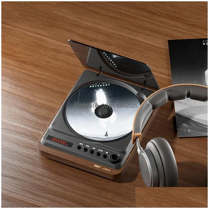 cd player highend wooden fever highdefinition lossless portable walkman wireless bluetooth rechargeable hifi music 230829