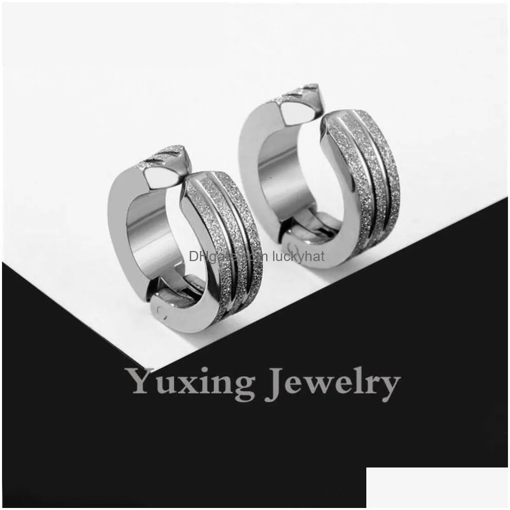 Ear Cuff Ear High-End Internet Famous For Boys Without Holes Bone Clip With Frosted Fashionable And Personalized Temperament Earrings Dh34L