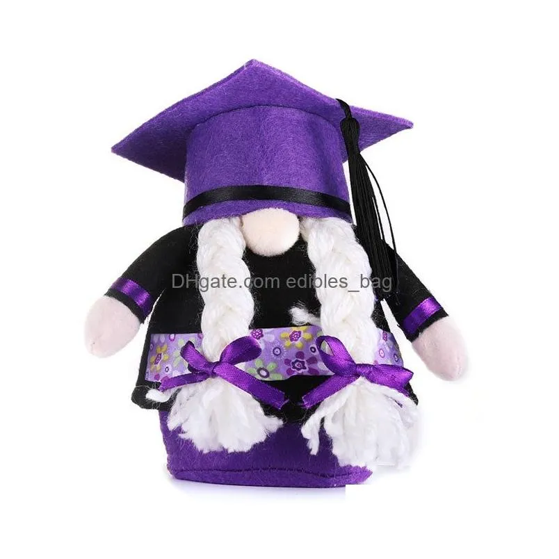 party supplies graduation season faceless elderly decoration gifts wearing glasses bachelor cloth dolls dwarf childrens toys