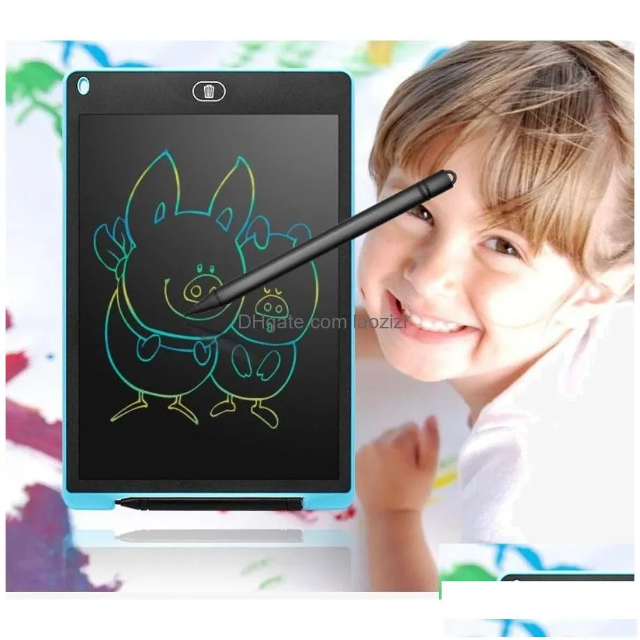 graphics tablets pens 12 inch color lcd write tablet electronic blackboard handwriting pad digital ding board colorf one key clear dro