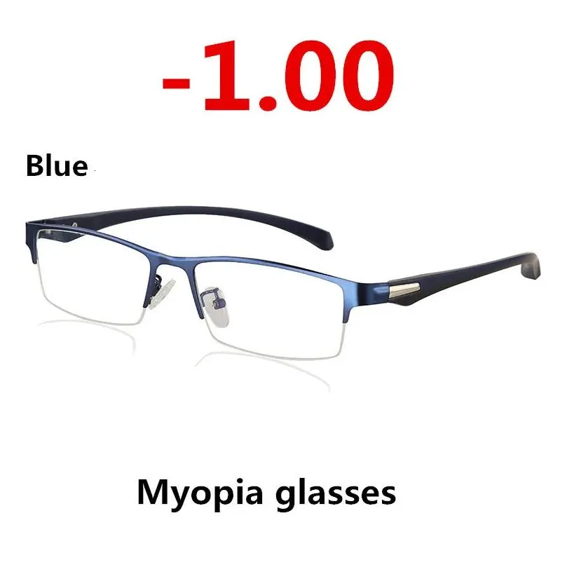 sunglasses frames sun pochromic myopia eyeglasses optical men student finished myopia eyewear prescription glasses frame half rim -1.0 -4.0