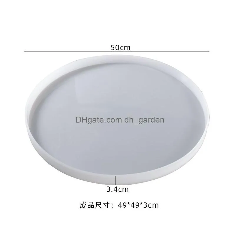 Molds Large Round Sile Resin Molds 60Cm 50Cm With 3 Pcs Hairpin Legs For Table Epoxy Topdesk Mod Diy Art Drop Delivery Jewel Dhgarden Dh8Qi