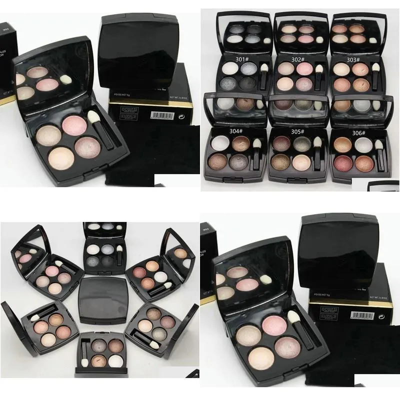 New Makeup Eye shadow 4 Colors Eyeshadow Palette 2G Matte Cosmetics 1PC