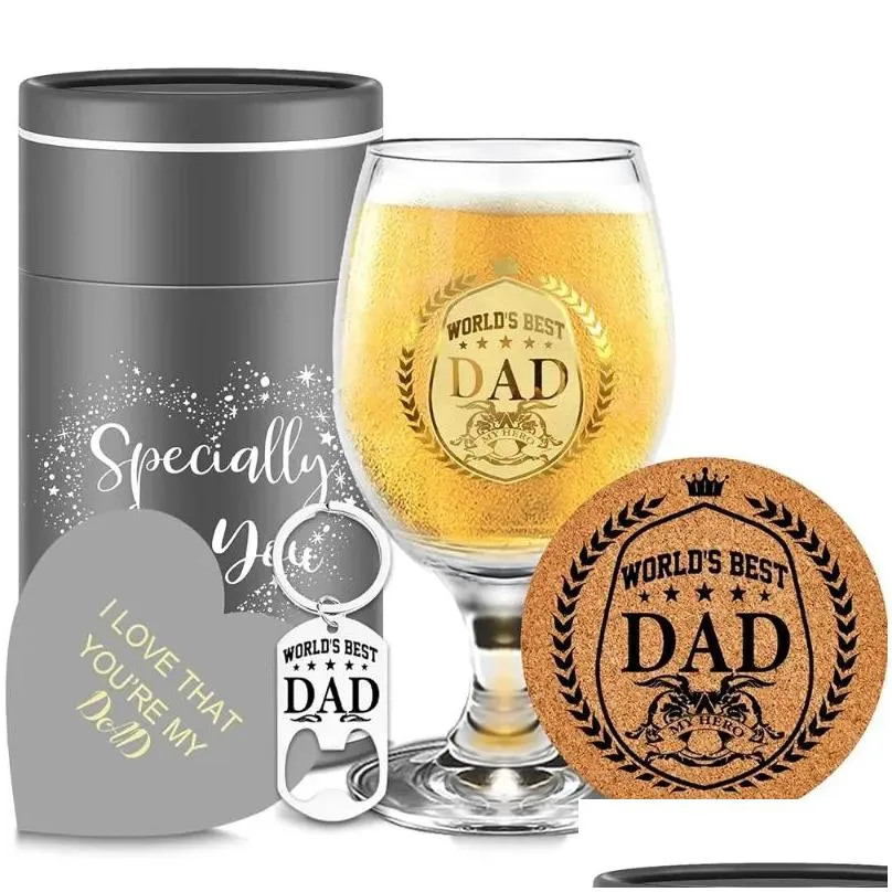 Wine Glasses Beer Glass Mug Whiskey Champagne Coffee Vodka Cups Bar For Men Dad Birthday Gifts Exquisite Gift Box