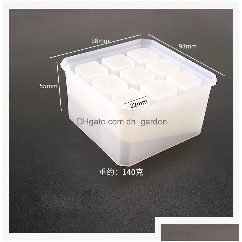 Molds Diy Epoxy Storage Box Sile Mold 9 12 Grid Rec Boxes Case Resin Molds Jewelly Accessories Holder Making Drop Delivery J Dhgarden Dhi0O