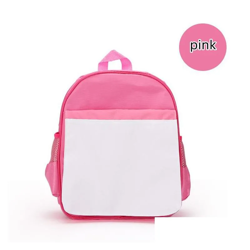 sublimation backpack kindergarten kid toddler school backpacks for girls boys adjustable strap design schoolbag wholesale 1025