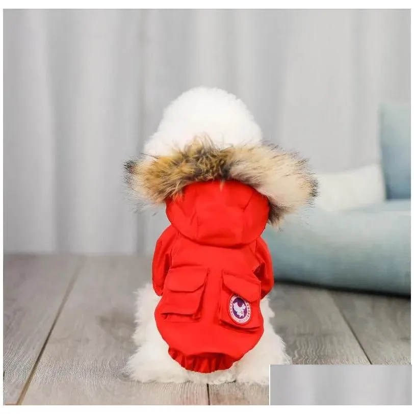Dog Apparel 2021 Warm Dog Clothes Winter Jacket Clothing For Small Medium Dogs Coat Pet Apparel Chihuahua Drop Delivery Home Garden Pe Dh1Ms