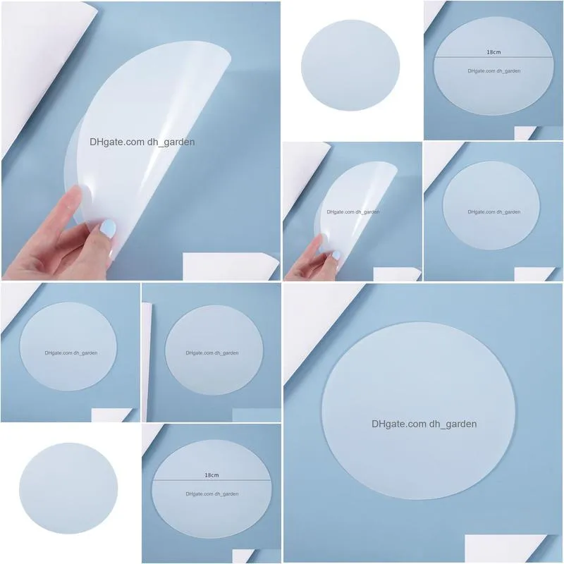 Other Round Clear Mat For Craft Jewelry Making Tools Resistance Sile Pad Sticky Plate Mold Uv Drop Delivery Jewelry Jewelry T Dhgarden Dh3Ui