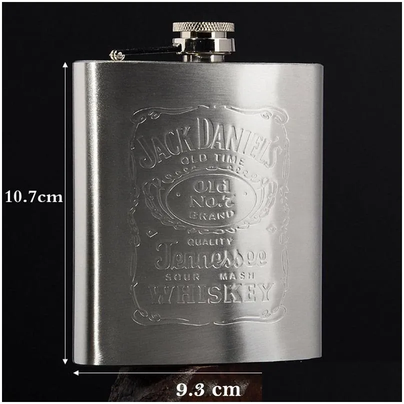 mini stainless steel hip flask mens portable russian bottle portable liquor wine 7 ounces