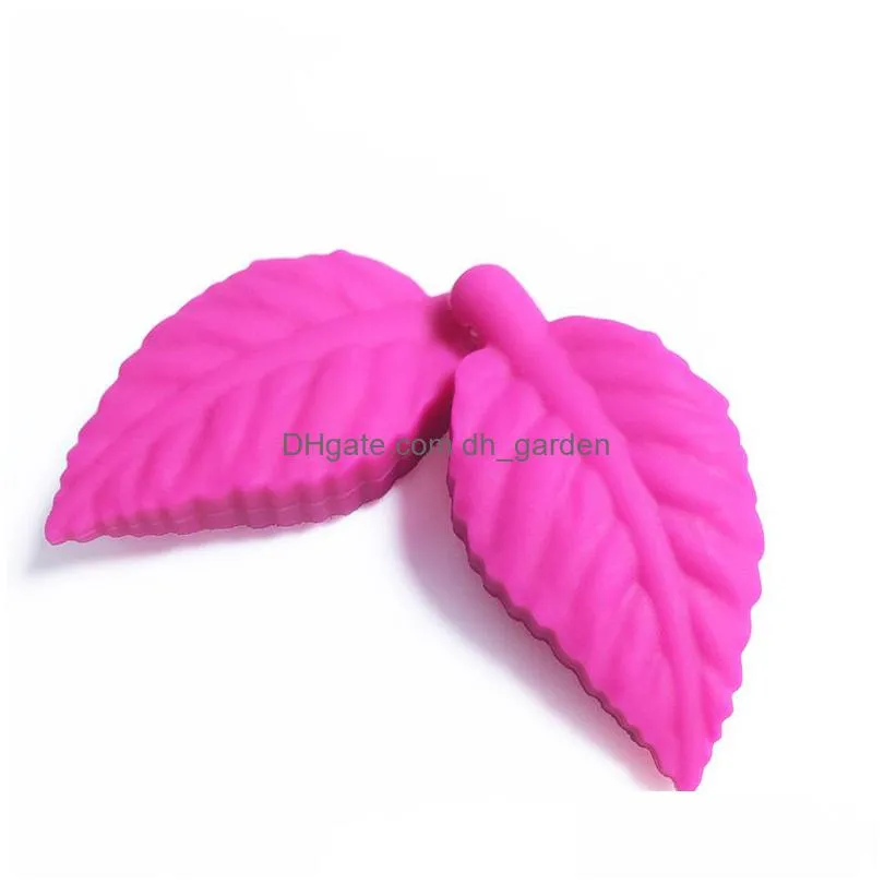 Other Sille Leaf Teethers Sile Baby Teether Beads For Chew Teething Charm Bpa Diy Infant Chewelry Accessories Drop Delivery Dhgarden Dhyqd