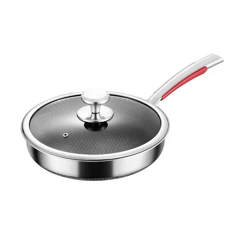 Pans Home Multi-functional Steak Pan Non-stick Cake S Steel Omelet Stainless Wok Products Frying 316 Honeycomb