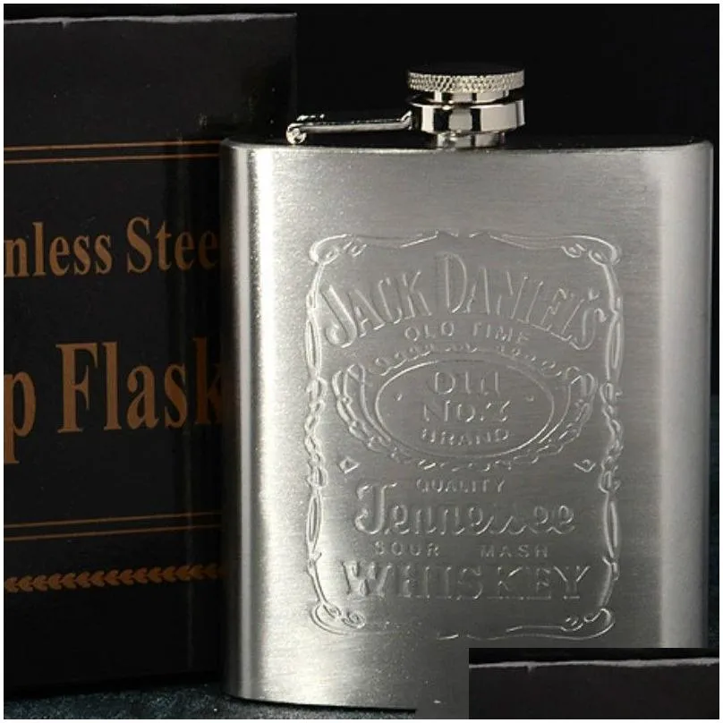 mini stainless steel hip flask mens portable russian bottle portable liquor wine 7 ounces