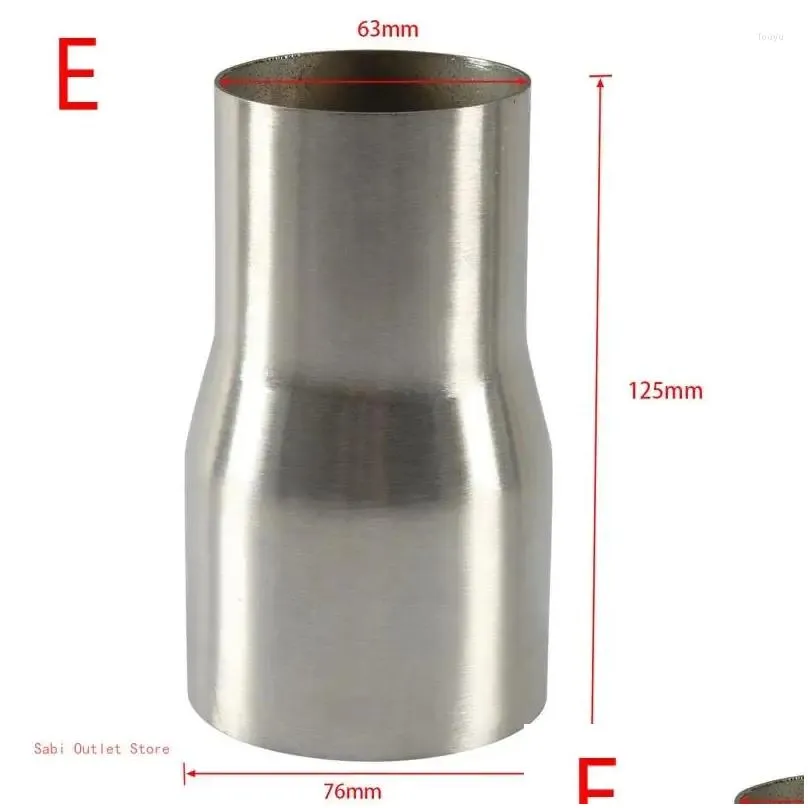 Universal Car Exhaust Pipe Joint Stainless Steel Connector Tube Adapter Automotive Systems Parts