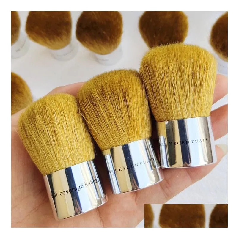 Makeup Brushes Id Escentuals Fl Erage Kabuki Brush - Goat Bristles Powder Blush Contour Cosmetic Beauty Tool Drop Delivery Health Beau Dhewz