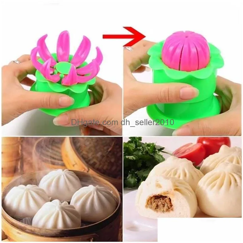 Baking & Pastry Tools New 1 Pcsdiy Kitchen Cooking Tools Chinese Steamed Buns Pastry Pie Steaming Hine Mod Bun Making Drop Delivery Ho Dh9Lh