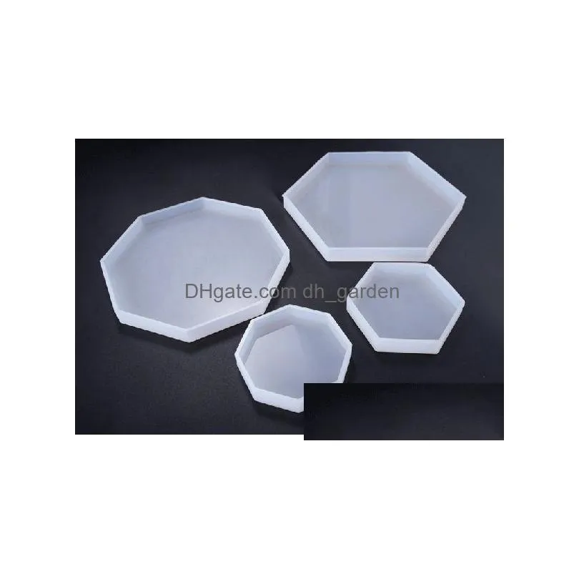 Molds Diy Sile Epoxy Mold Hexagon And Octagonal Flexible Molds Desktop Decoration Mods Manual Craft Tool Supplies For Jewelr Dhgarden Dhcej