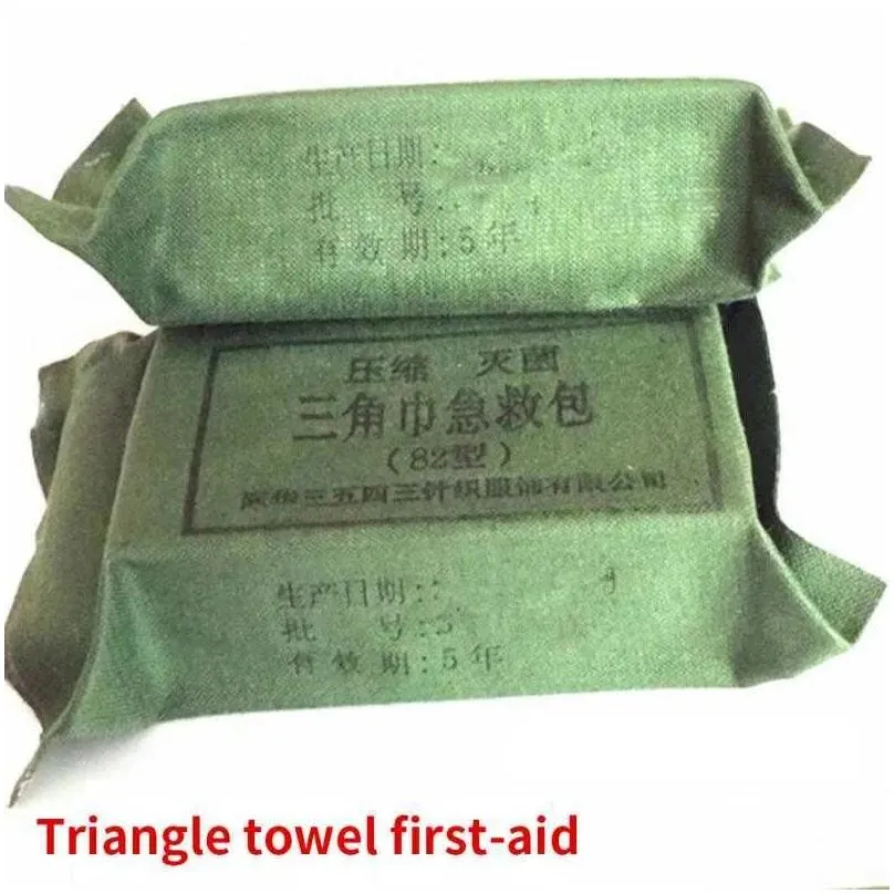 Travel Roadway Product Training force 82 triangular towel teaching compressed first aid kit sterile gauze hemostatic bandage emergency rescue