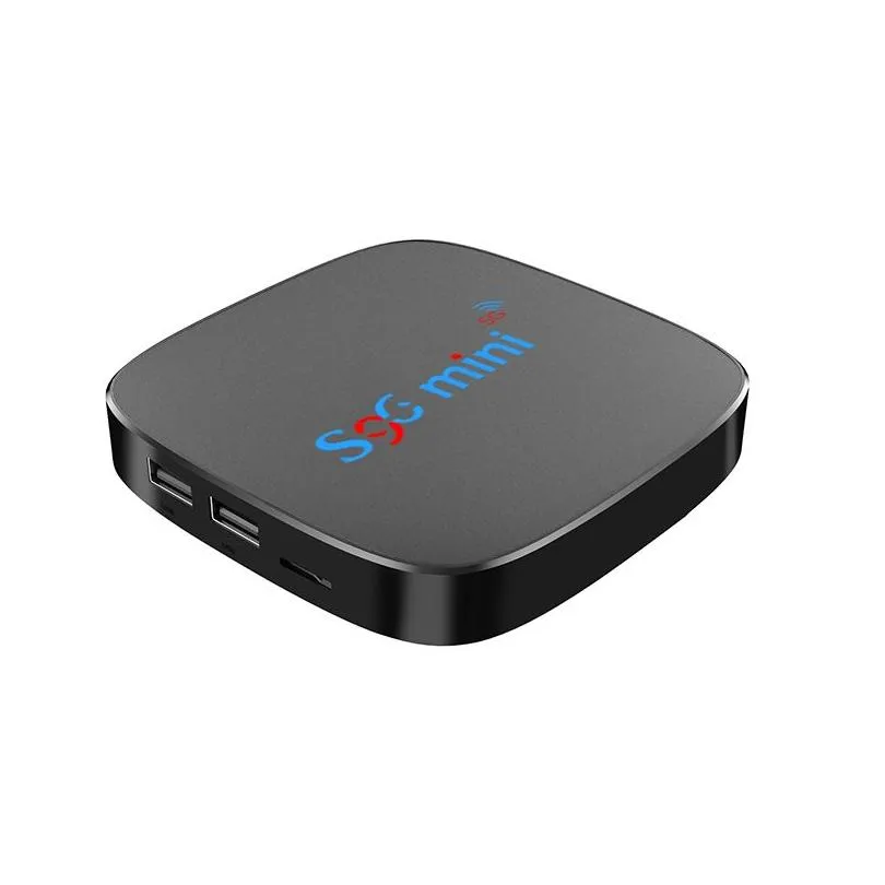 Android Tv Box S96 Mini Android 10.0 Tv Box H313 2.4G 5G Wifi Build 2Gb 16Gb 4K Set Top Boxes P X96 X96Q Drop Delivery Electronics Sat Dhu4G