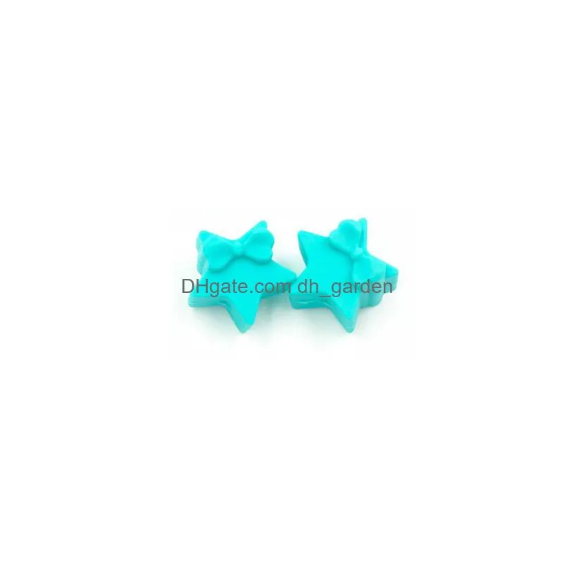 Other Sile Beads Mini Star Teething With Cute Bowknot Bpa Baby Chew Diy Necklace Pacifier Chain Bracelets Drop Delivery Jewel Dhgarden Dhwtm
