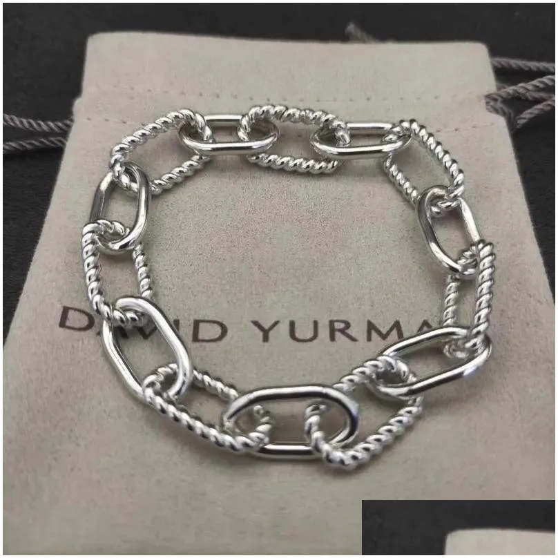 charm bracelets david y copper brand jewelry fashion wrist chain for women and bracelet man