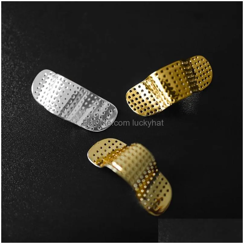 Nose Rings & Studs Hip Hop New Alan Fashion Band-Aid Decoration Trend Jewelry Nose Clip Bijoux Men And Women Ins Niche Accessories Nig Dh9Cj