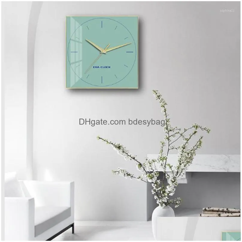 Wall Clocks Wall Clocks Modern Art Frane Clock Luxury Large Size Bedroom Design For Home Drop Delivery Home Garden Home Decor Clocks Dhcdr