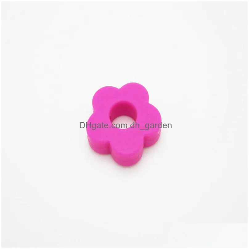 Other Sile Flower Beads With Hole 27Mm Mini Teething Food Grade Bpa Sensory Loose Diy Jewelry Making Drop Delivery Jewelry Lo Dhgarden Dhjwa