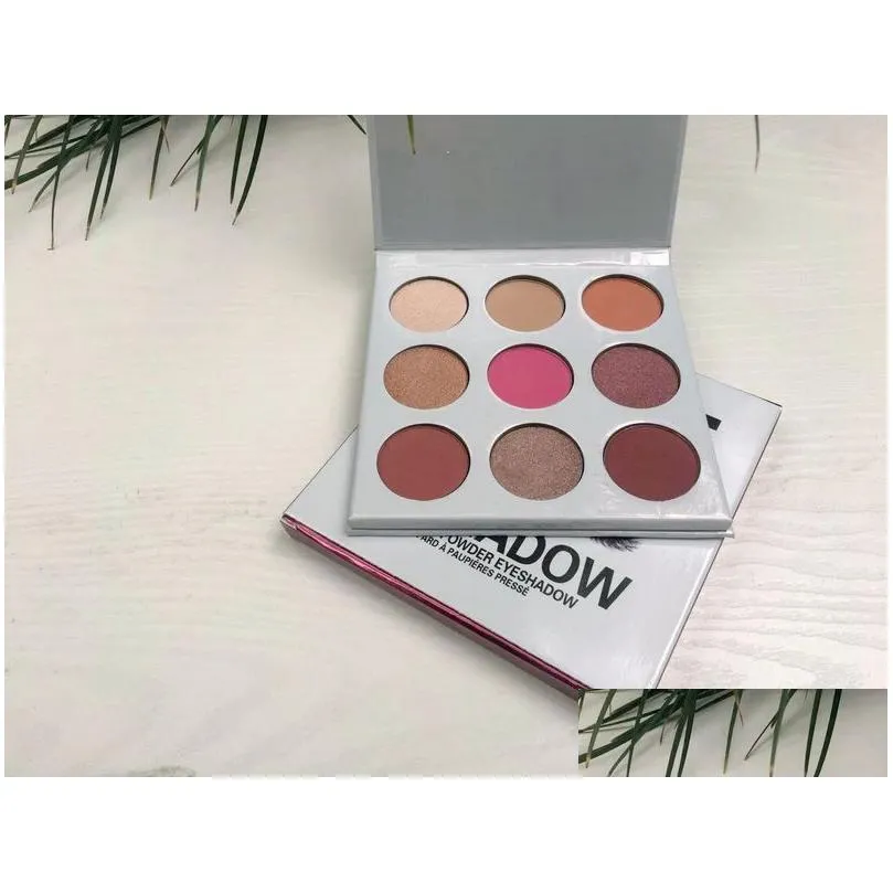 Factory Direct DHL Free Shipping New Makeup Eyes Pressed Powder Eyeshadow Palette 9 Colors Eyeshadow!