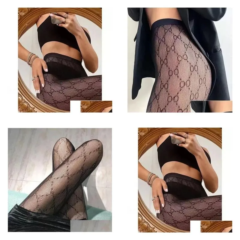 Other Home Textile Textile Designer Socks Women Y Letter Stockings Fashion Luxury Summer Breathable Leg Tights Lace Stocking Dancing D Dhafx