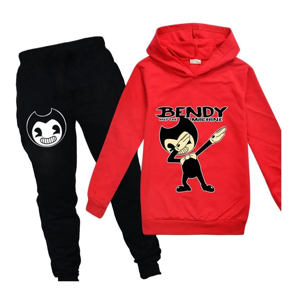 Clothing Sets Findpitaya New Hoodies Coat Bendy Sweatshirt And Pants For Kids 201031 Drop Delivery Baby, Kids Maternity Baby Kids Clot Dhg2P