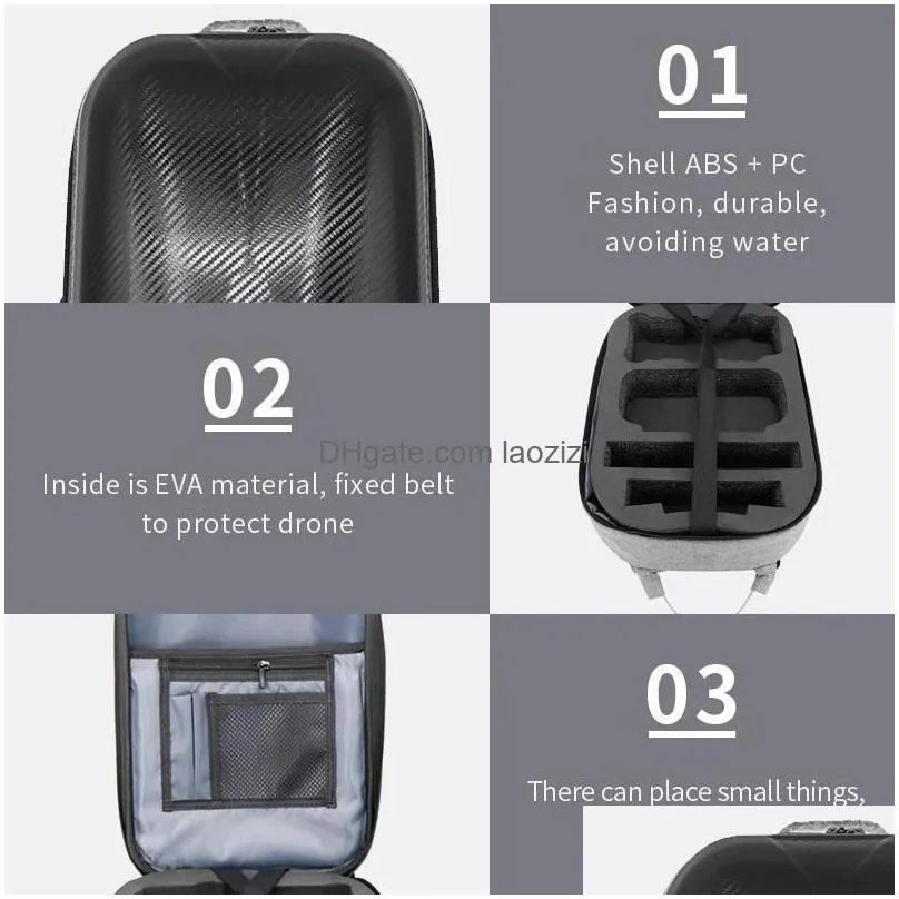 accessories carbon fiber backpack for fimi x8 se 2022 v2/ 2022 drone bag stylish drone storage x8se dron bag 