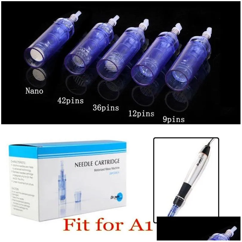 Other Health & Beauty Items 9/12/36 42 Pins Nano Needle Cartridge For Electric Dermapen Microneedling Skin Care Dr Pen A1 Drop Deliver Dh2Ey