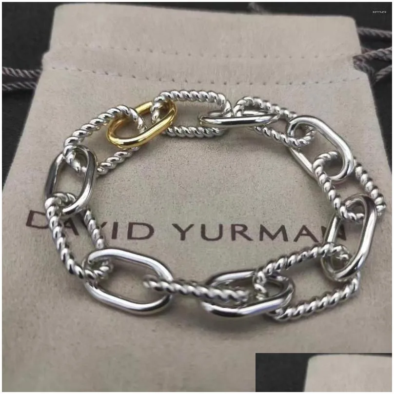 charm bracelets david y copper brand jewelry fashion wrist chain for women and bracelet man