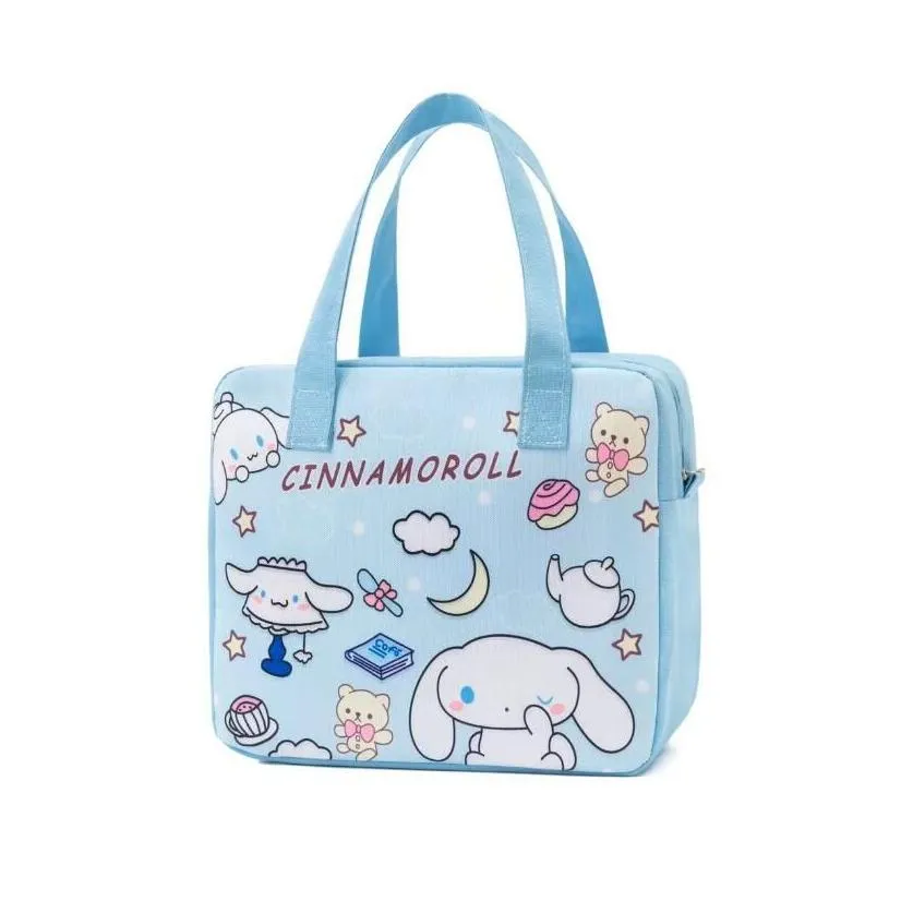 Handbags Kawaii Melody Design Lunch Bags Heat Preservation Waterproof Tote Bag For Student Drop Delivery Baby, Kids Maternity Accessor Dh7P0