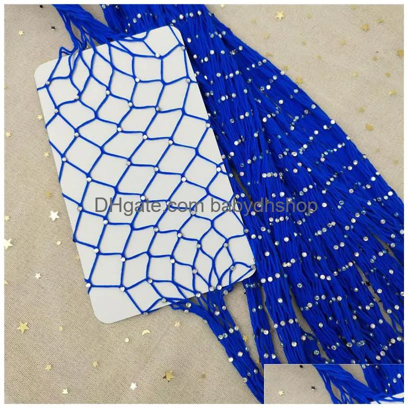 fashion sexy women crystal stockings rhinestone fishnet net hollow out mesh stocking stretch over knee high stocking tights socks