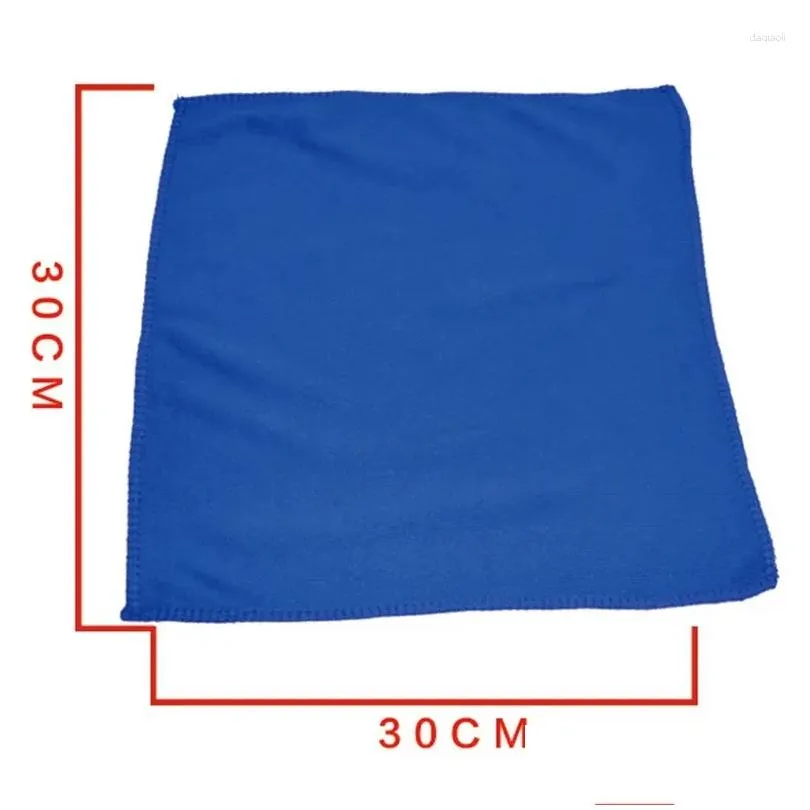 Car Wash Solutions 200 Pcs No-Scratch Rag Polishing Dust Rags 30Cmx30cm Microfiber Cleaning Cloth Towel