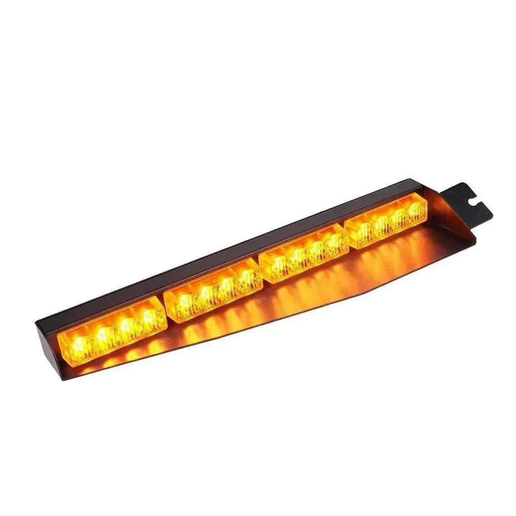 Travel Roadway Product Visor Strobe Led Light Bar Interior Windshield Sunvisor Lamp Emergency Warning Flashing Lights For Volunteer