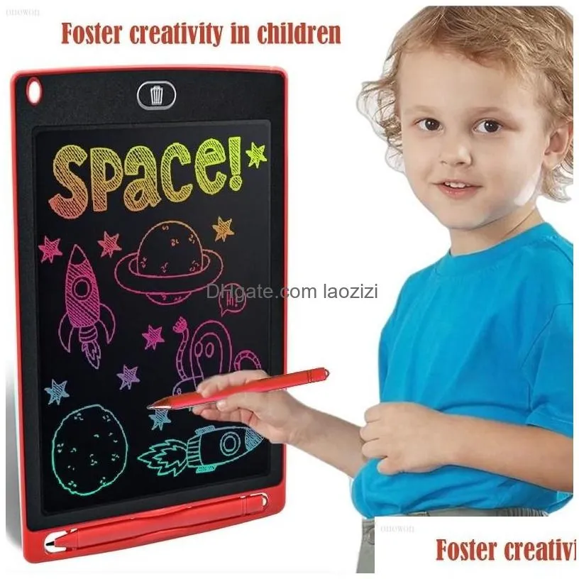 graphics tablets pens writing tablet ding board childrens iti sketcad toys 8.5 10 12inch lcd handwriting blackboard magic with upgrade