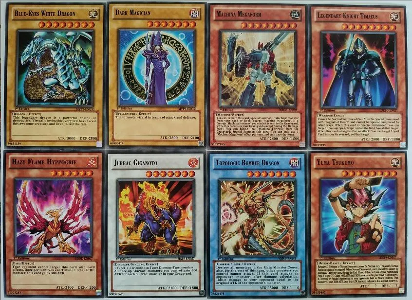 classic yu-gi-king english game card anime card foreign trade yugioh card iron box yu-gi-oh card 40 cards plus 1 flash card the packaging box pattern is often changed subject to the physical object received.